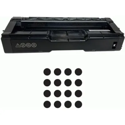 RICOH / Fujitsu 434060 - Genuine Black Toner for Ricoh C125 P & C125 MF Printers