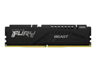 KINGSTON KF556C40BBK2-128 - 128GB 5600MTS DDR5 CL40 DIMM (KIT OF 2) FURY BEAST BLACK