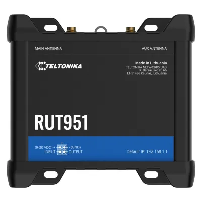 Teltonika Networks RUT951A00800 - RUT951 NORTH AMERICA  STANDARD PACKAGE WITH US PSU, 4G LTE (