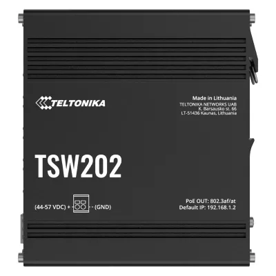 Teltonika Networks TSW202000000 - TSW202 POE+ Managed Switch with 8 GbE and 2 SFP Ports