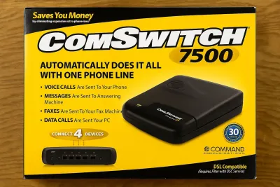 Command Communications ComSwitch 7500 - Comswitch 7500 4-Port Phone Fax Modem Line Sharing Device