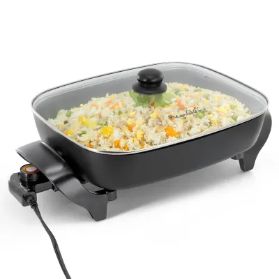 MegaChef MCF-1102 - MegaChef 15 Inch Non-Stick Electric Fry Pan