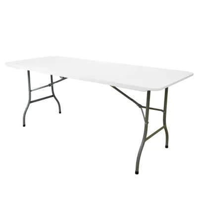 ELAMA ELM-Z180D - Elama 6-Foot Folding Plastic Table - Versatile & Portable