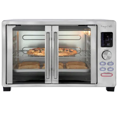MegaChef MCOV-4700 - MegaChef 31.7 Quart Digital French Door Toaster Oven