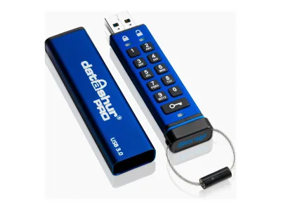 KANGURU IS-FL-DA3-256-256 - Datashur Pro USB3 256GB Encrypted Pinpad Drive
