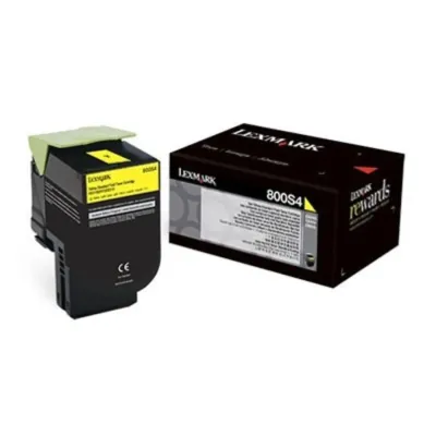 Lexmark 80C0S40 - LEXMARK 80C0S40 YELLOW TONER CARTRIDGE FOR USE IN CX310,410,