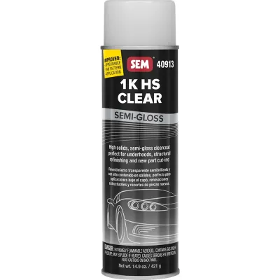 SEM 40913 - SEM 1K HS Clear - 20oz Aerosol Can - Semi-Gloss Finish