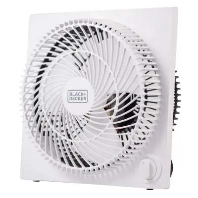 BLACK & DECKER WACDBFB09W - 9IN BOX FAN WHT