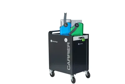 LOCK N CHARGE TECHNOLOGIES 10129 - THE CARRIER 20 CART IS DESIGNED TO ACCOMMODATE NEARLY ANY DE