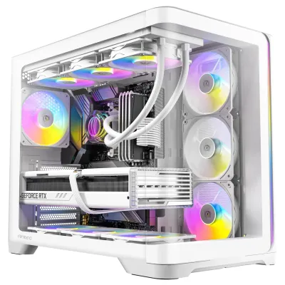 ANTEC C5 CURVE ARGB WHITE - Antec C5 Curve ARGB White Mid-Tower ATX Case