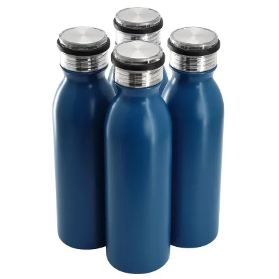Gibson 148620.01 - Gibson Home Marina Double Wall Insulated Bottles Set - Blue