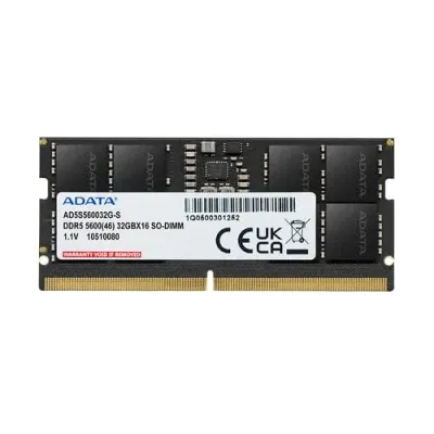 ADATA AD5S560016G-S - 16GB DDR5 SO-DIMM 5600MHz for Laptops