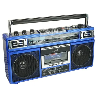 Supersonic SC-3201BT BLU - RTRO BT 4BND RDIO&CS BLU