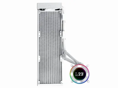 LIANLI HS2LCD36NW - Lian-Li Fan HS2LCD36NW 2.1 LCD Radiator White Retail