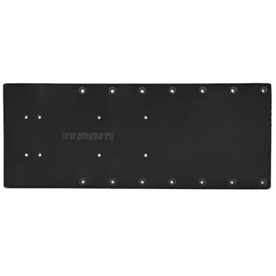 Sea Brackets SEA2325-BLK - Sea Brackets 20 Straight Trolling Motor Plate - Black