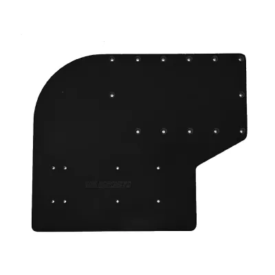 Sea Brackets SEA2307-BLK - Sea Brackets Large Offset Trolling Motor Plate - Black