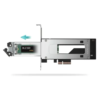 Icy Dock MB840M5P-B - TOUGHARMOR MB840M5P-B Mobile Rack for M.2 NVMe SSDs