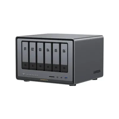 UGREEN 25898B - UGREEN, NASync DXP6800 Pro,6-Bay Thunderbolt NAS w Intel 10-