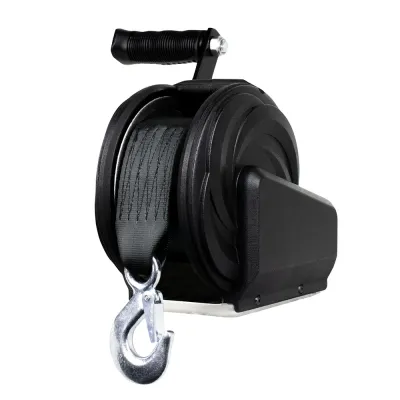 Powerwinch 21400-W-0800-6-B-R - Powerwinch Select Series Winch 800lb, 6 Crank Arm - Carbon B