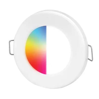 Hella Marine 017884001 - Hella Marine EuroLED75 RGBW Downlight - White Bezel