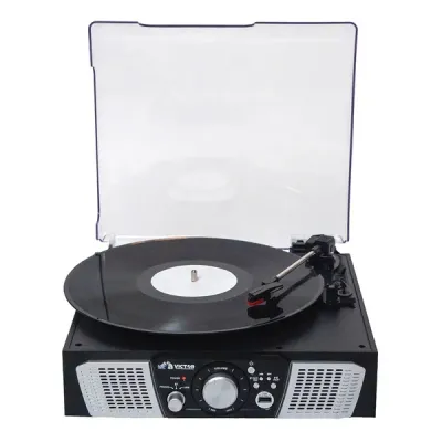 Victor Tech VHRP-1100-BK - 5IN1 TURNTABLE SYSTEM