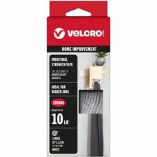 VELCRO USA VEK 90595 - VELCRO Industrial Strength 4ft x 2in Roll White - 4 ft Lengt