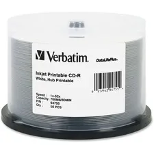 VERBATIM VER 94755 - Verbatim DataLifePlus 94755 CD Recordable Media - CD-R - 52x