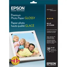 EPSON S041465 - EPSON GLOSSY PHOTO PAPER - 8 IN X 10 IN. FOR EPSON 3640