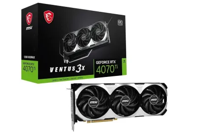 MSI RTX 4070 TI VENTUS 3X 12G OC - 12GB MSI GeForce RTX 4070 TI Ventus 3x 12G OC PCI Express 4.