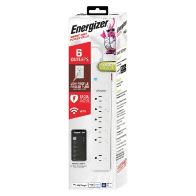Energizer EIS3-1004-WHT - 6OT SMRT SURGE PROTECTOR