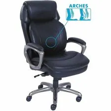 StarLeaf Inc. SRJ 48965 - Serta Chair - Black Seat Color - Black Back Color - High Bac