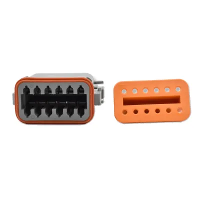 BlueWater DT06-12S - 12 Position Female Deutsch Connector wWedge Lock