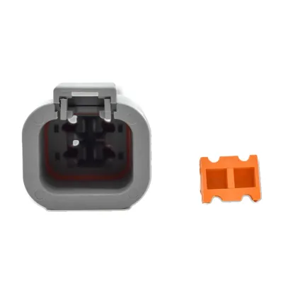 BlueWater DTP04-4P - 4 Position DTP Male Connector wWedge Lock