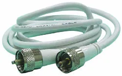 Digital Antenna C652-12 - Digital 12ft RG8X W Mini UHF Female Connectors & PL259 Adap