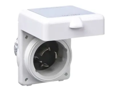 Unknown (recovered 16408) HBL503NM - Hubbell HBL503NM 50A 125V Shore Power Inlet