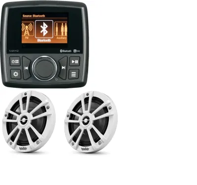 Marine Audio MA112 INF622MWBPR Bundle - Marine Audio MA112 Stereo With Pair INF622MWBPR