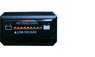 Pro Charging Systems BFGWOVR48V - Pro Charging Eagle Performance Battery Fuel Gauge 48v Rectan