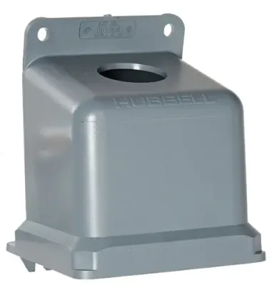 Hubbell BB100N - Hubbell BB100N 15 Degree NON-METALLIC Back Box For 100A