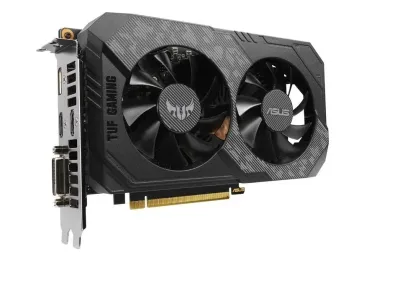 ASUS TUFGTX1660TIO6GGAMIN - 6GB Asus TUF GeForce GTX 1660 TI OC Edition Dual-Fan PCI Exp