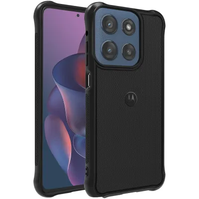 SALOM AMERICA COMPANY GSTYLUS25RGBK100 - MOTO G Stylus 2025 Heavy-Duty Rugged Case - Black