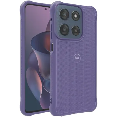 SALOM AMERICA COMPANY GSTYL25RGDBK100 - MOTO G Stylus 2025 Durable Rugged Case - Purple Color