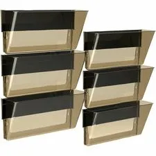 STOREX STX 70326U06C - Storex Magnetic Legal Wall Pocket, Unbreakable Smoke - 500 x