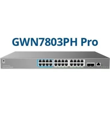 GRAND STREAM GS-GWN7803PH-PRO - Managed PoE Network Switch, 24 x GigE