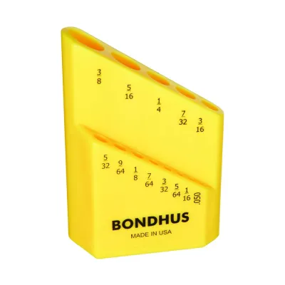 BONDHUS CORP 18037 - Bondhus SAE Hex Key Tool Case - 13 Holds