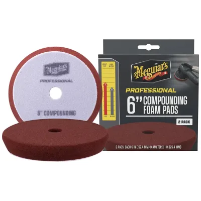 Meguiars M6CFP2 - Meguiars 6 Compounding Foam Pads Set