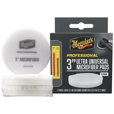 Meguiars M3MFP3 - Meguiars Professional 3 Ultra Universal Microfiber Pads *3-P