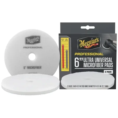 Meguiars M6MFP2 - Meguiars 6 Microfiber Pads - 2-Pack