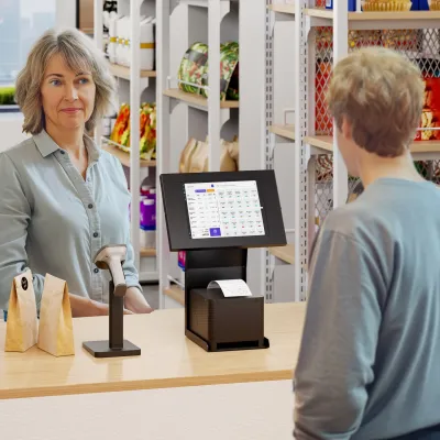 MountIt MI-3883B-G10 - Secure Tablet Stand for Retail Use