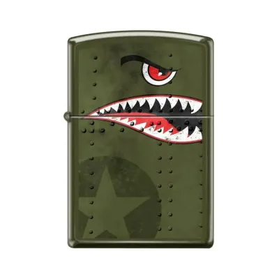 Zippo 221CI413623 - *221NOSEART* Zippo 22CI413623 Windproof Lighter Fighter Plan