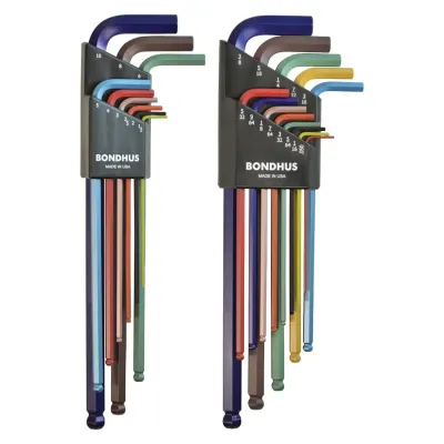 BONDHUS CORP 69600 - Bondhus Ball End HEX L-Key Set - 22 Piece